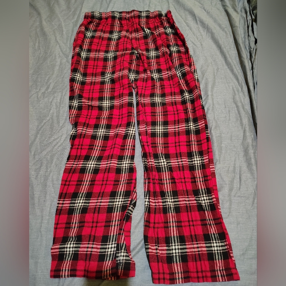 Charter Club Red Plaid Pajama Pants